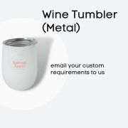 Wine Tumbler (Metal) - 350ml