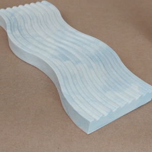 Wave Tray White|Blue